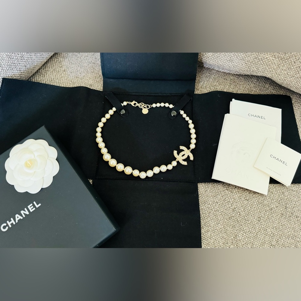 [SOLD] Chanel Classic Pearl Necklace - Brand New